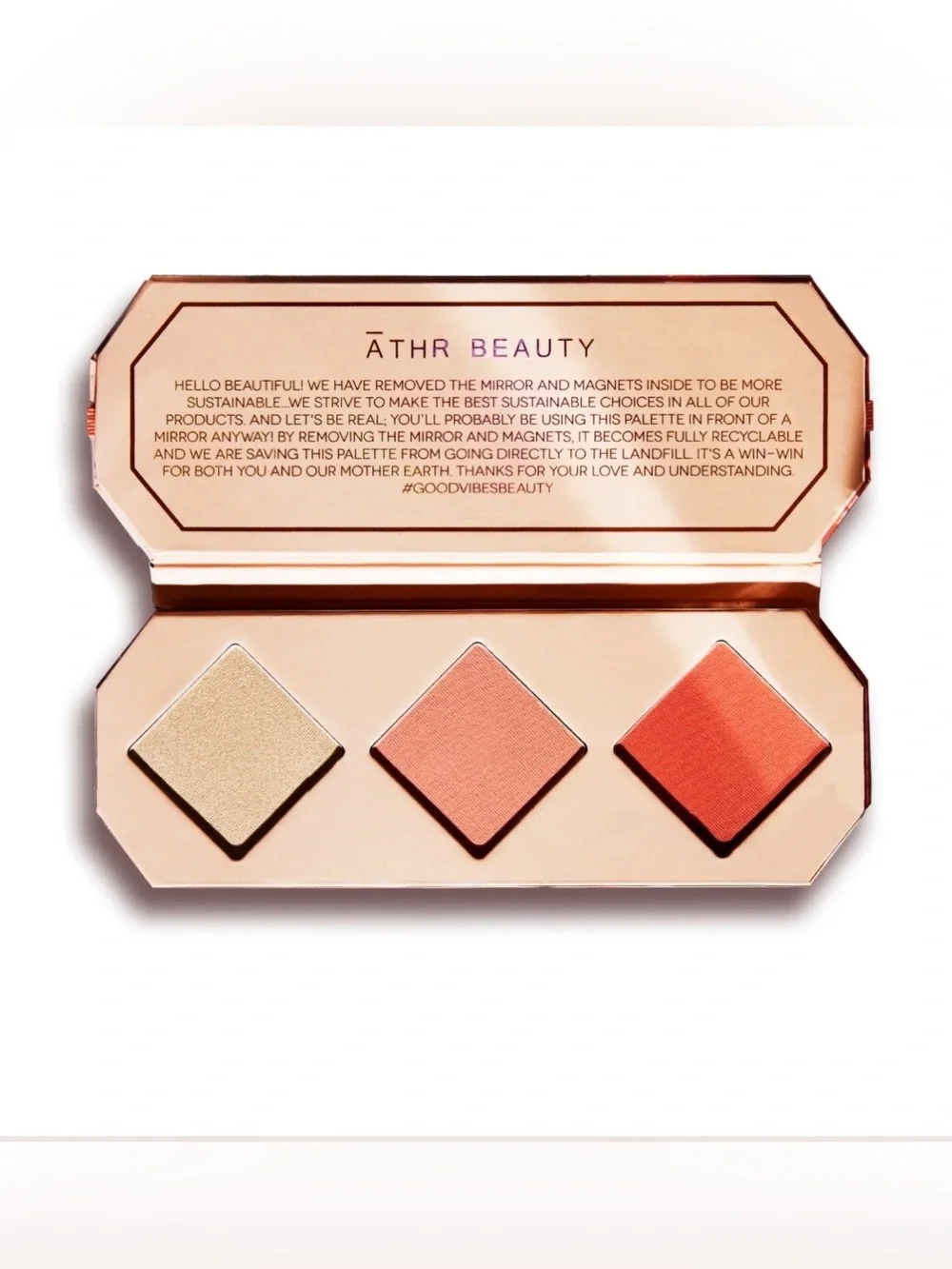 ÁTHR BEAUTY Crystal Charged Cheek Palette — AMBER - NEW